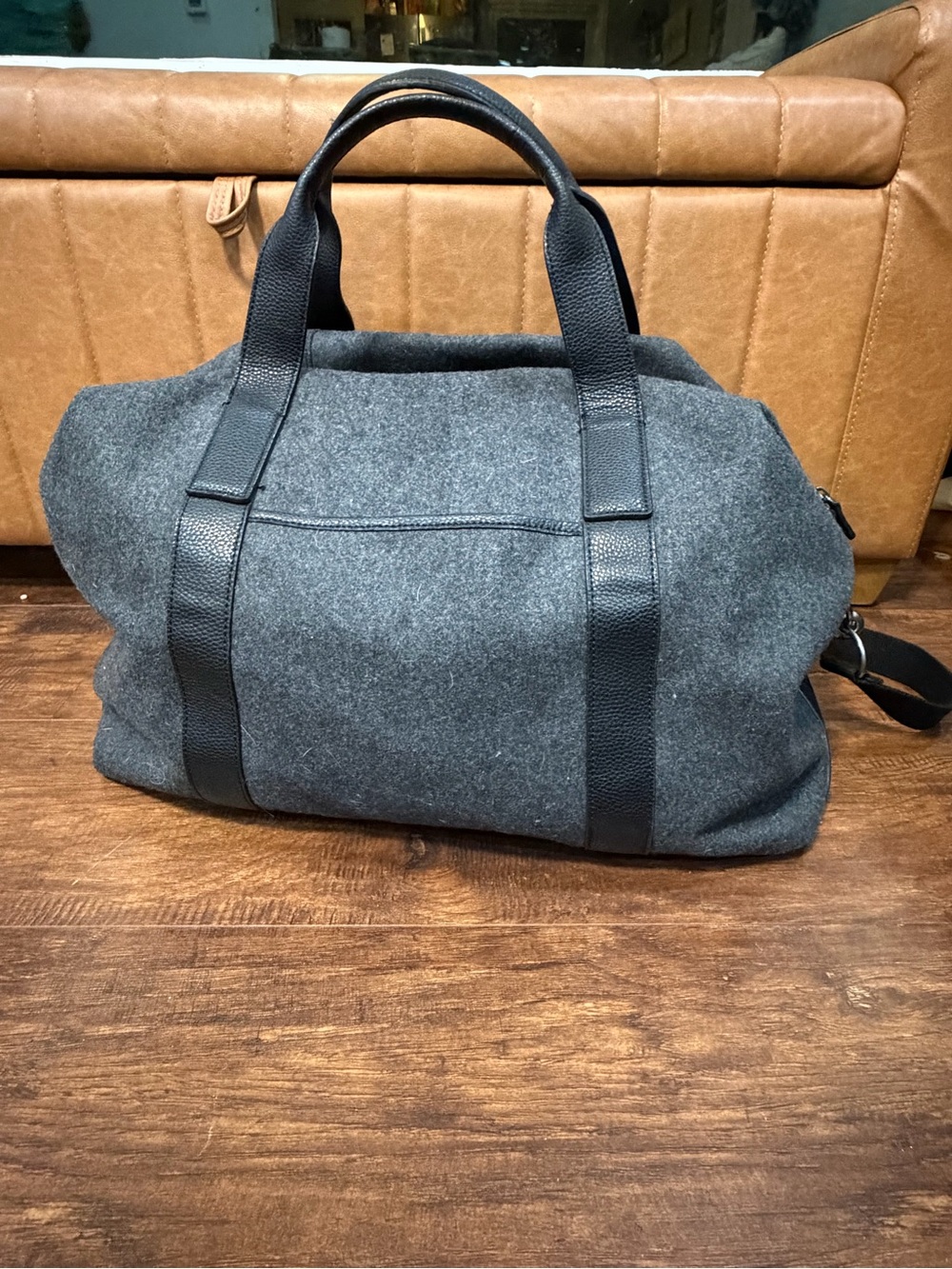 Pottery Barn wool weekender
